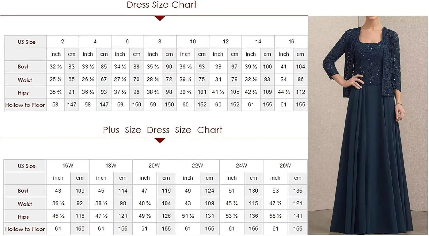 2 Piece Mother of The Bride Dresses for Wedding Chiffon Grandmother Dresses with Jacket
