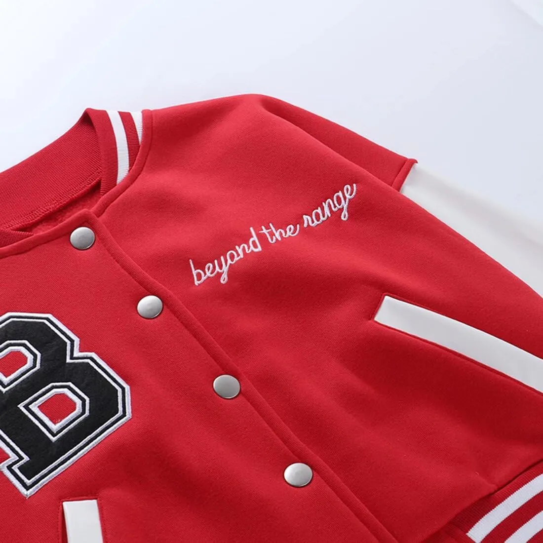 ACEFAST INC Womens Crop Varsity Jacket Letterman Baseball Jacket Bomber Vintage Y2k Streetwear Short Coat