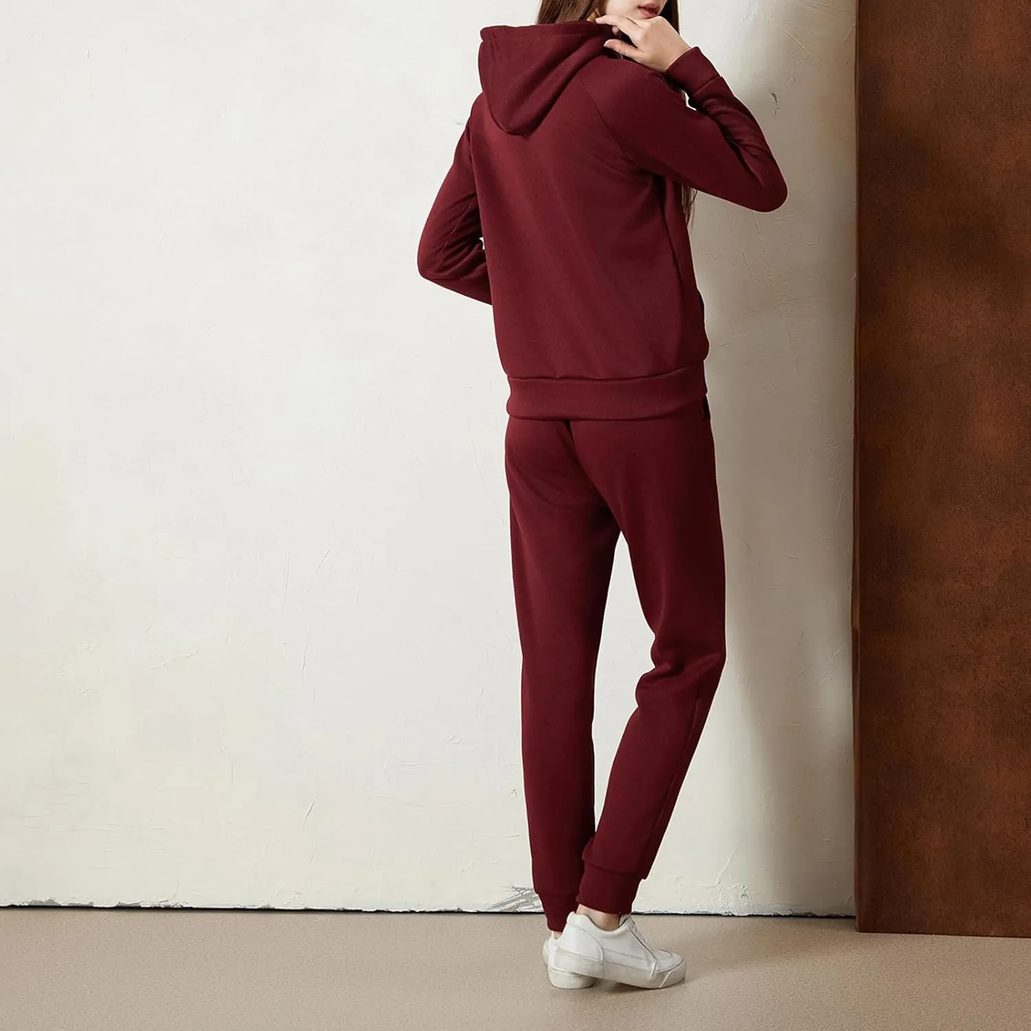 Argeousgor Sweatsuits for Women Set 2 Piece Outfits Oversized Hoodie Jogger Pants Casual Tracksuit Sets