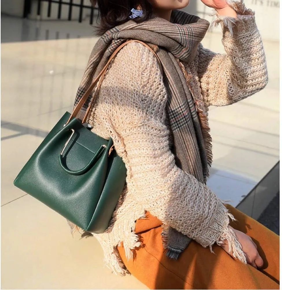 ASWER Women Top Handle Shoulder Bags Satchel Handbags Tote Purse Crossbody Bag