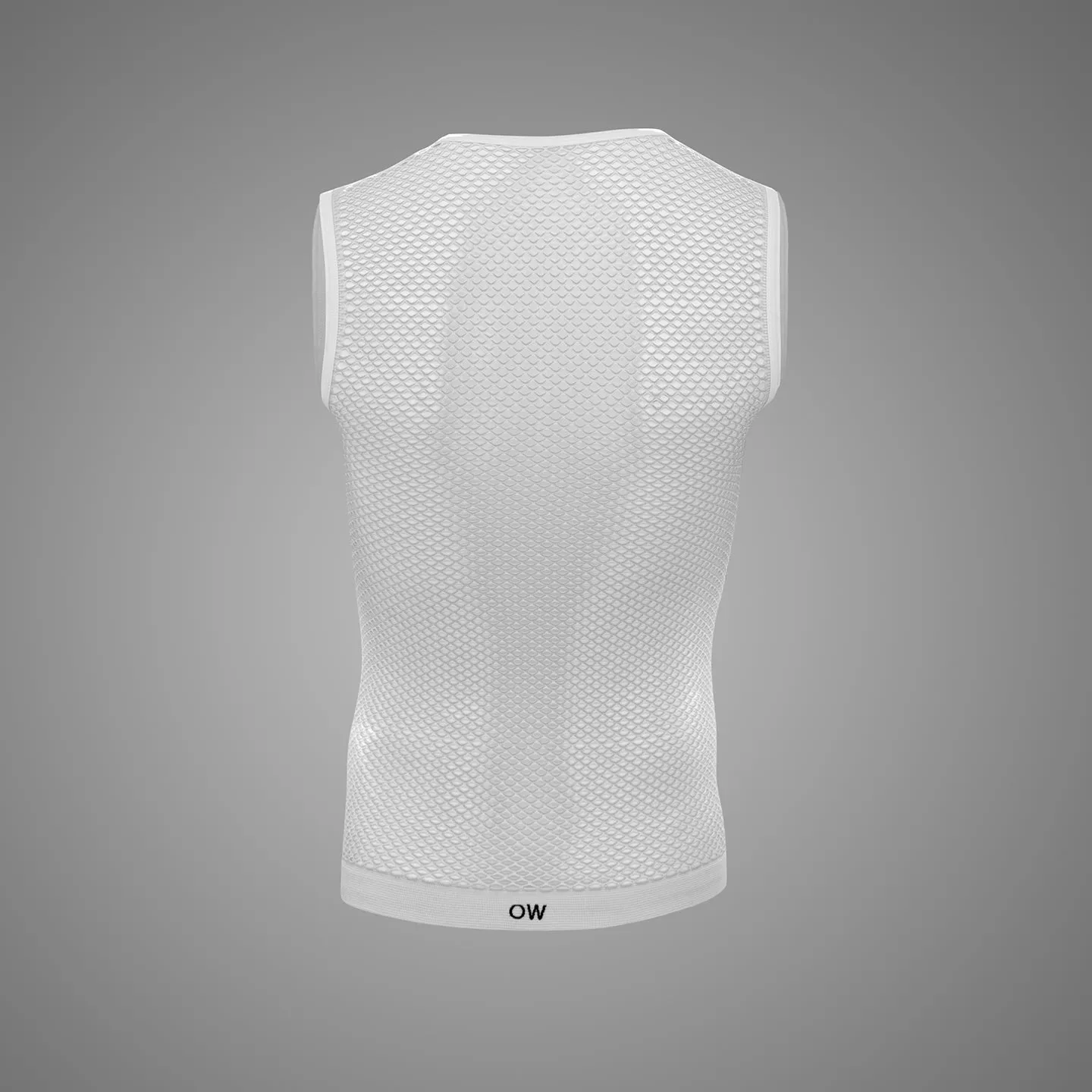 Base TT Carbon Sleeveless Cycling BASE LAYER in White - by Outwet