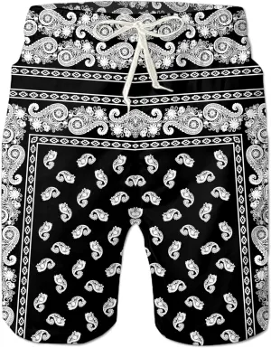 Belovecol Mens Swim Trunks Summer Cool Quick Dry Board Shorts Bathing Suit with Side Pockets Mesh Lining S-3XL