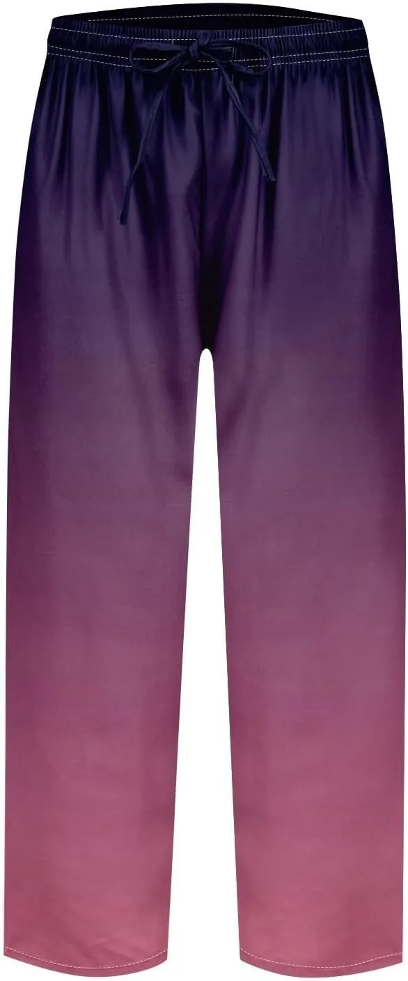 Boho Summer Capris for Women Linen Cropped Pants with Adjustable Drawstring Wide Leg 2025 Travel Casual