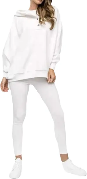 Calmlily 3 Piece Hoodie Set Women, Calmlily 3 Piece Set, Calmlily Oversized Hooded Casual 3pc Sweatshirt Suit
