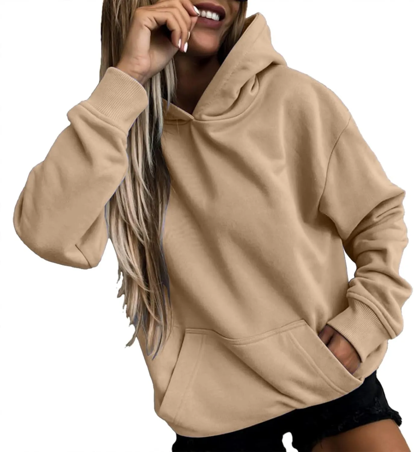 Ceboyel Womens Hoodies Oversized 2023 Hooded Pullover Sweatshirts Long Sleeve Fall Tops Y2K Teen Girls Clothing With Pockets