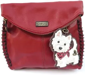 Chala Charming Crossbody Bag Shoulder Handbag With Flap Top and Zipper -Pewter
