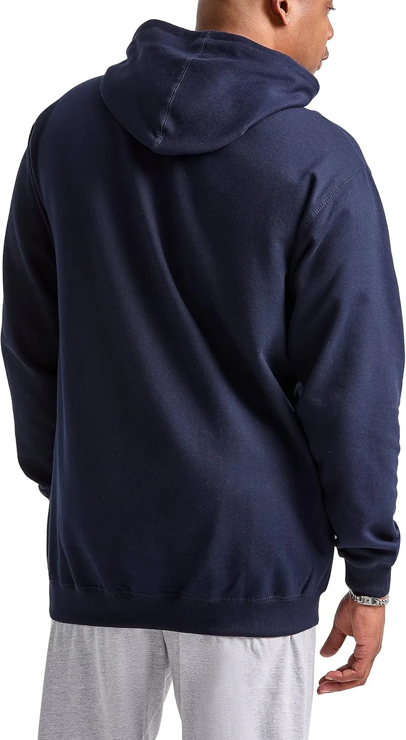 Champion Men's Powerblend Fleece Hoodie Sweatshirt with Script Logo (Regular and Big & Tall)