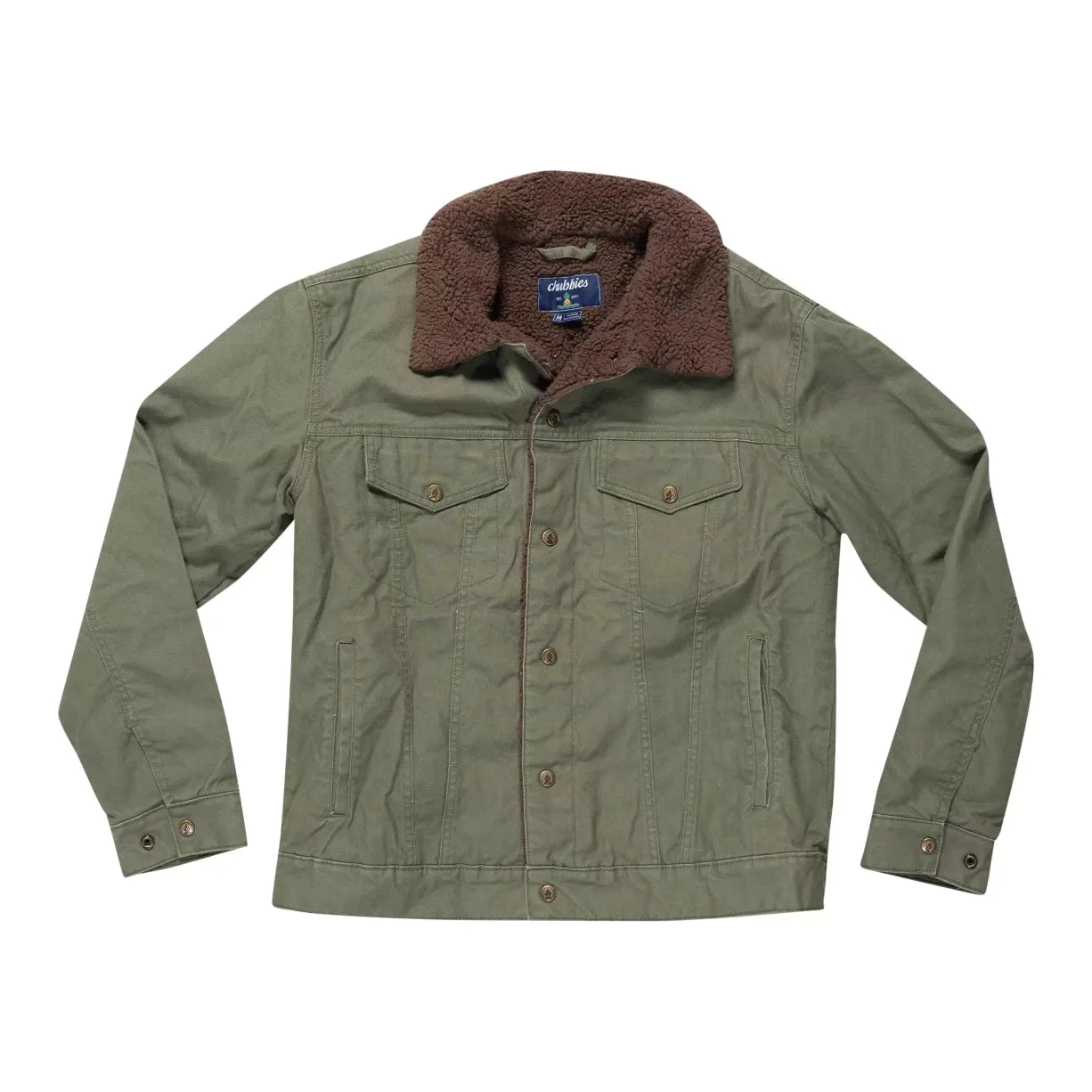 Chubbies Sherpa Lined Canvas Jacket