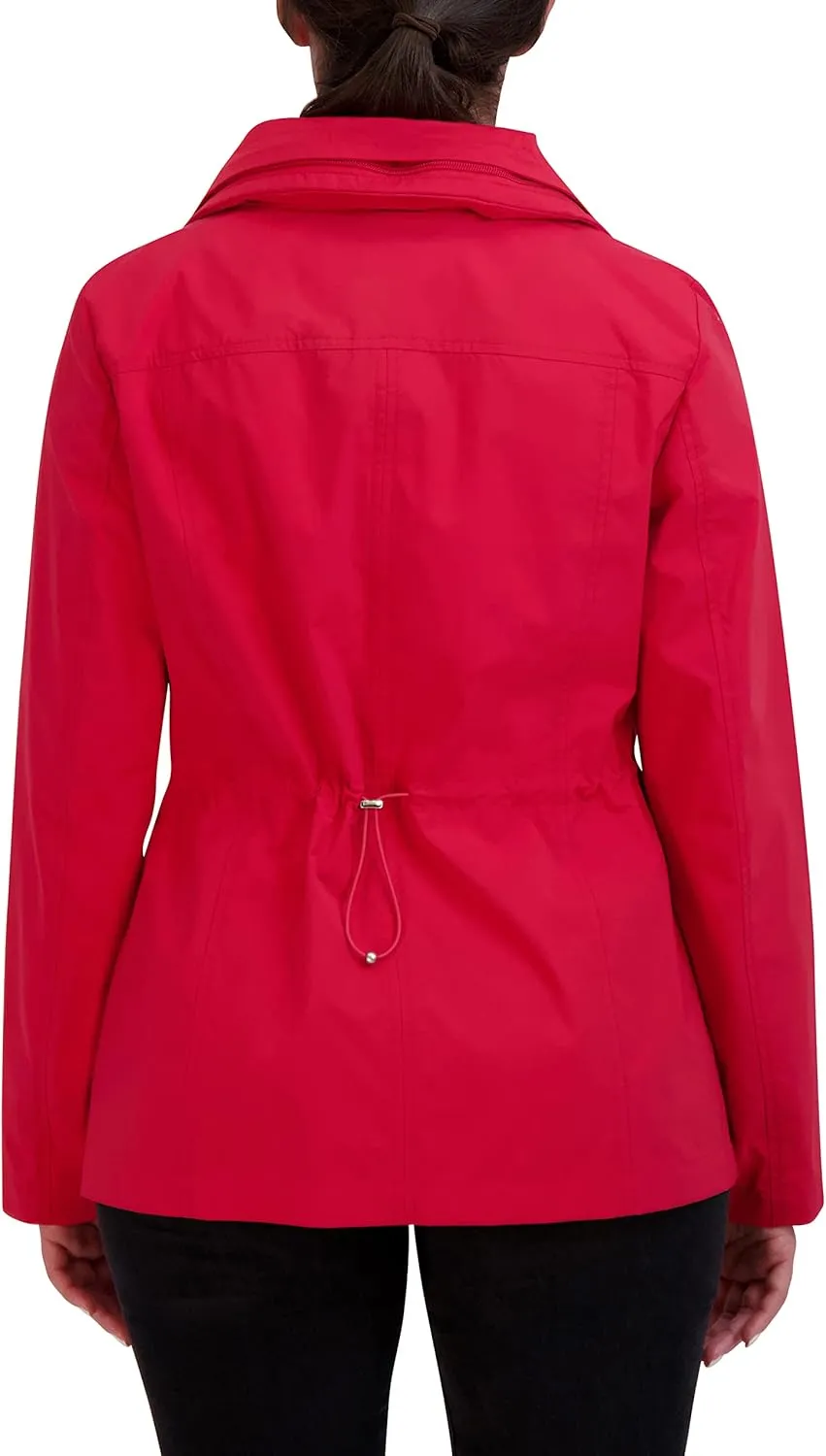 Cole Haan Women's Short Packable Rain Jacket