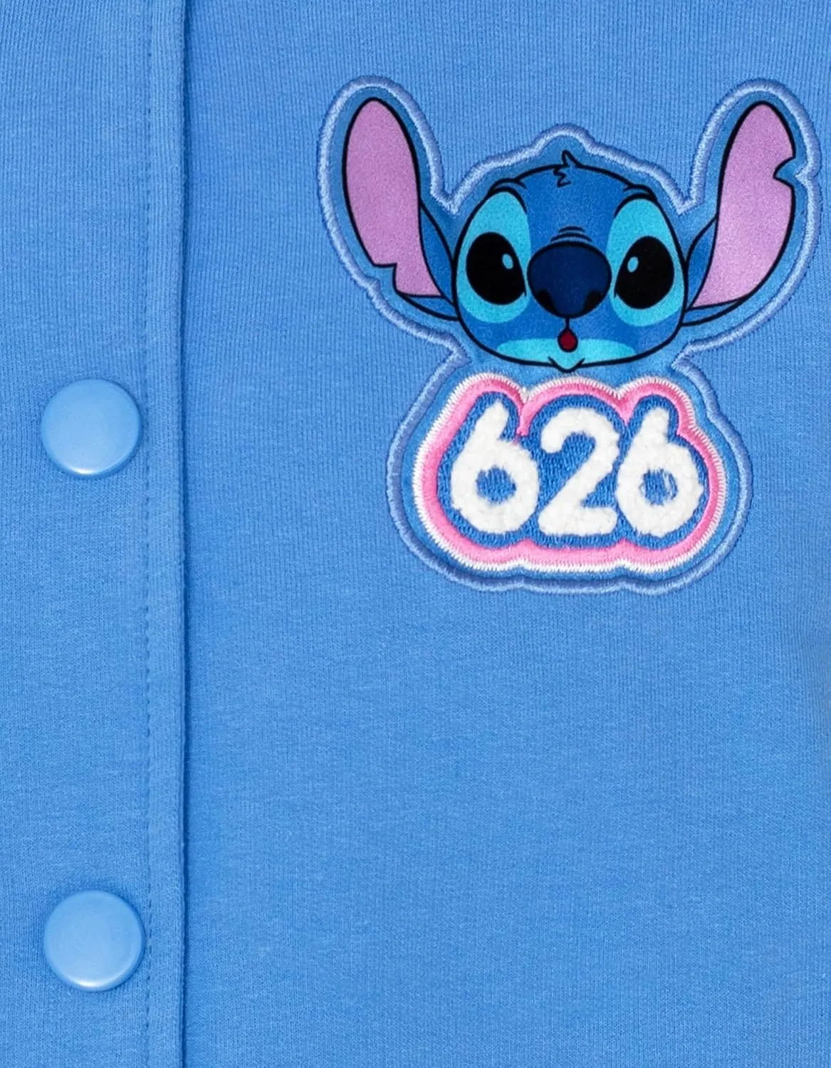 Disney Minnie Mouse Frozen Lilo & Stitch Moana Girls Varsity Bomber Jacket Toddler to Big Kid Sizes (2T - 14-16)