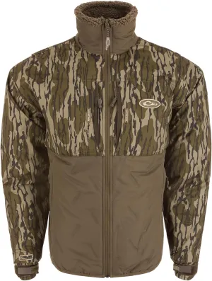 Drake Waterfowl Men's LST Guardian Flex Double Down Eqwader Full Zip Insulated Waterproof Windproof Hunting Jacket