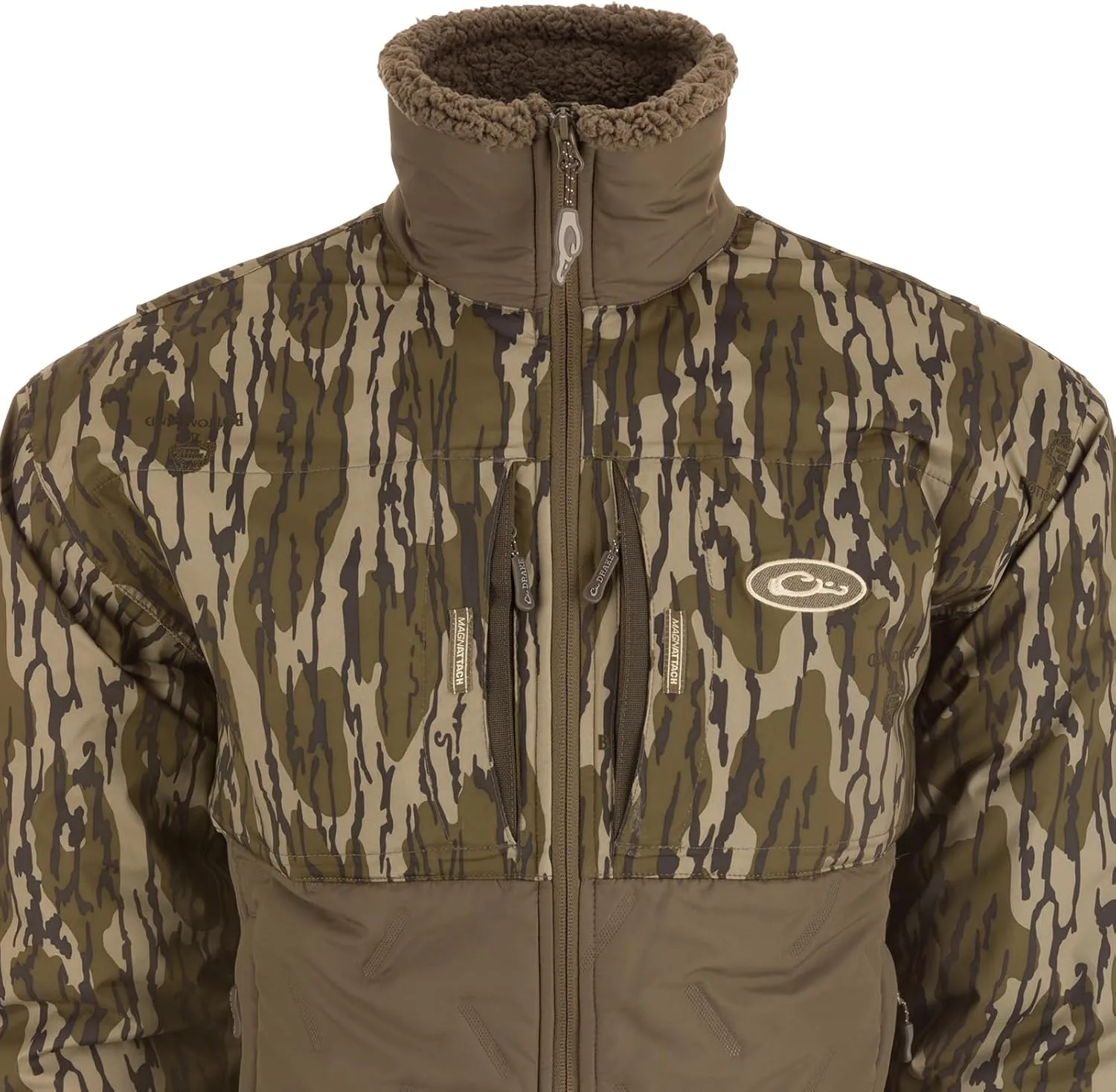 Drake Waterfowl Men's LST Guardian Flex Double Down Eqwader Full Zip Insulated Waterproof Windproof Hunting Jacket
