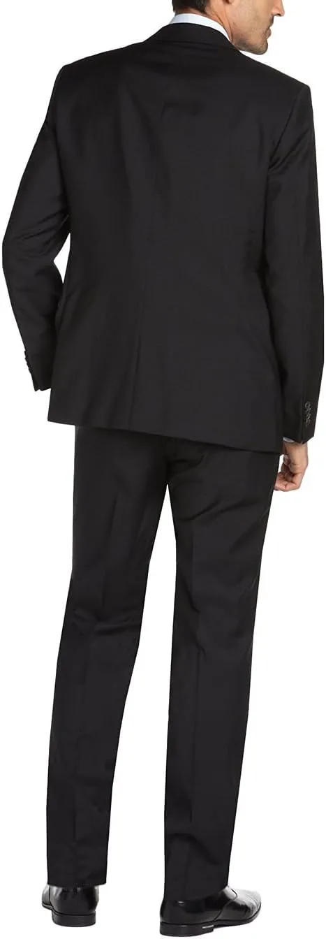 DTI GV Executive Men's Two Button Suit Modern Fit Blazer Jacket Pants 2 Piece