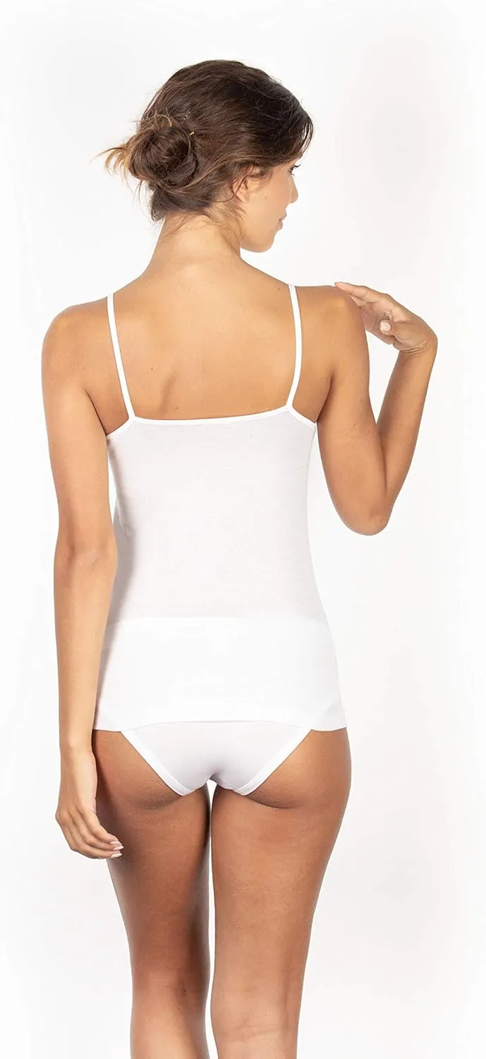 EGI  Luxury Wool Silk Camisole Spaghetti Straps Top. Proudly Made in Italy.