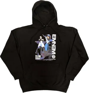 Eminem Hooded Detroit Logo Marshal Mathers new Official Unisex Black