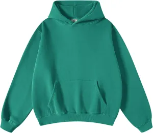 FAIABLE Mens Women Oversized Acid Wash Hoodie Unisex Heavyweight Vintage Fleece Sweatshirt & Hoodies for Men Couple 2025