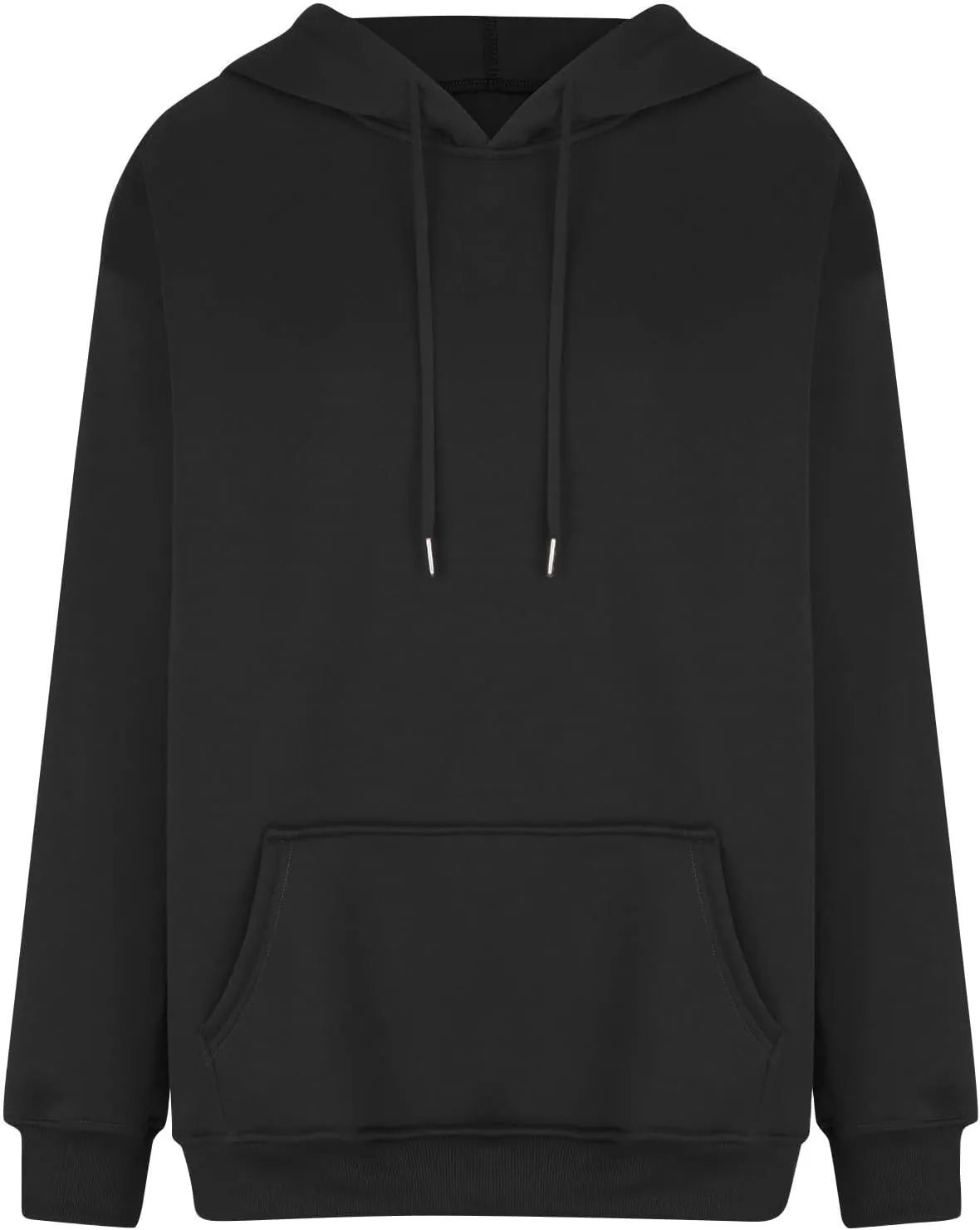 Fleece Hoodies for Women Trendy Lightweight Oversized Sweatshirt Baggy Drawstring Y2K Hoodie Pullover Tops w/Pockets