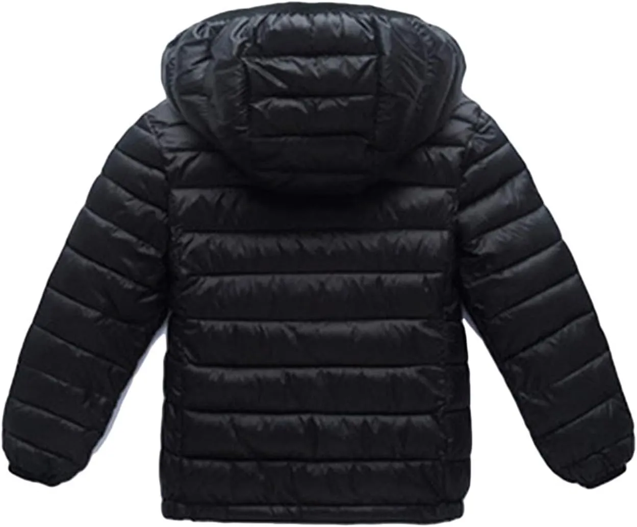FLITAY Kid Winter Looser Fit Hooded Down Jacket Lightweight Warm Packable Jacket with Pocket