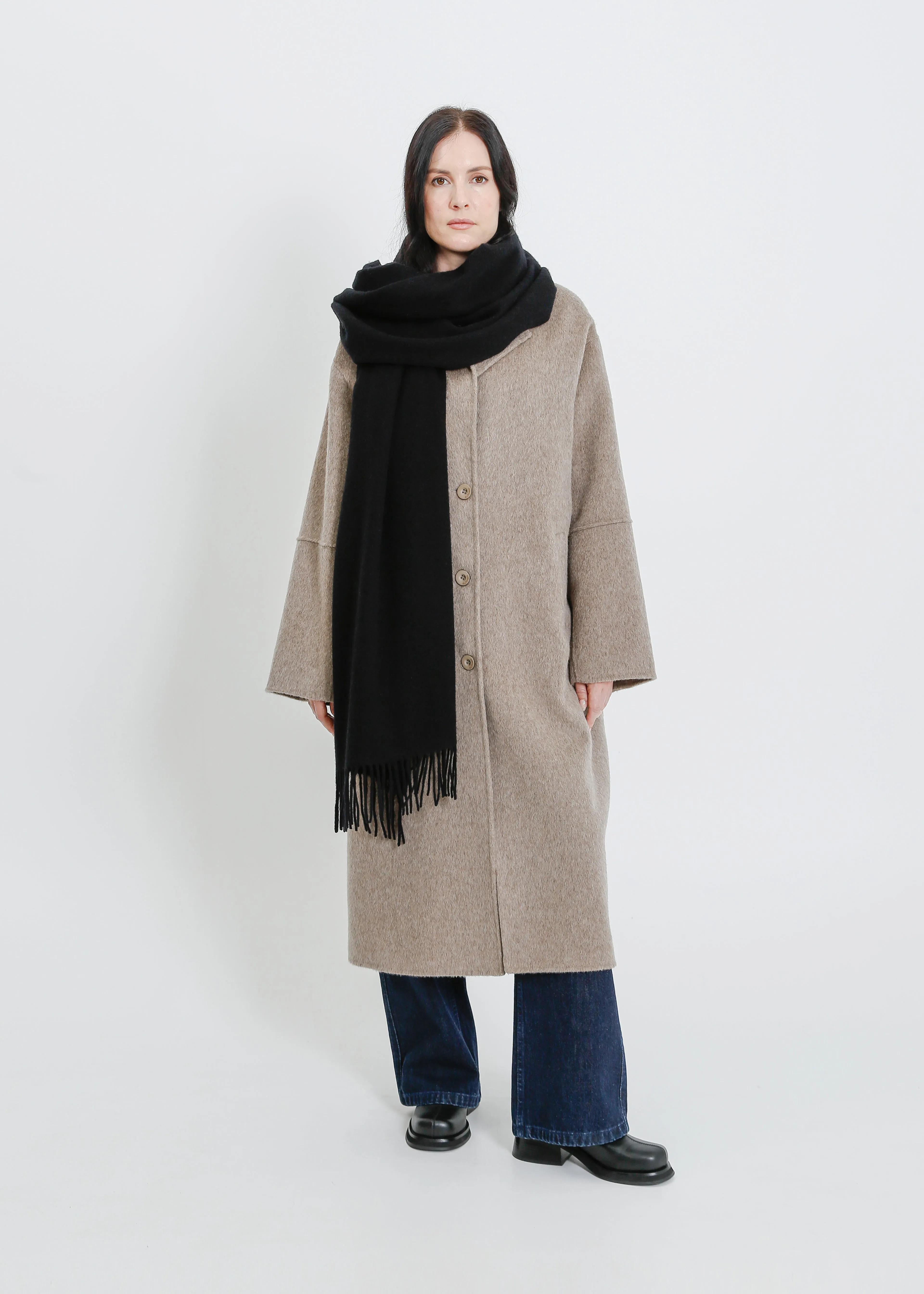 FRANCESCA SCARF / BLACK