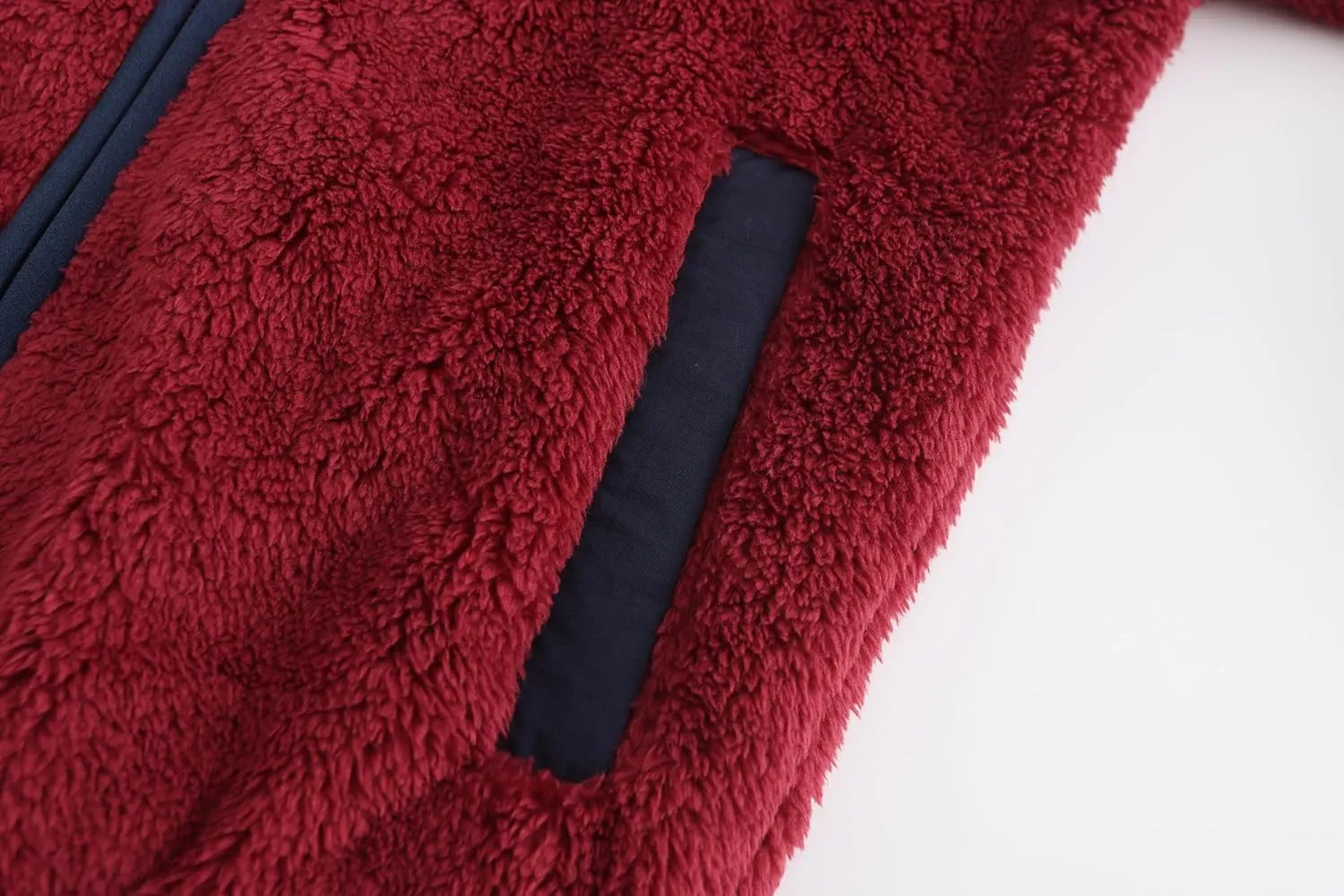 Girl's Soft Fleece sherpa Jacket Full Zip Hoodie