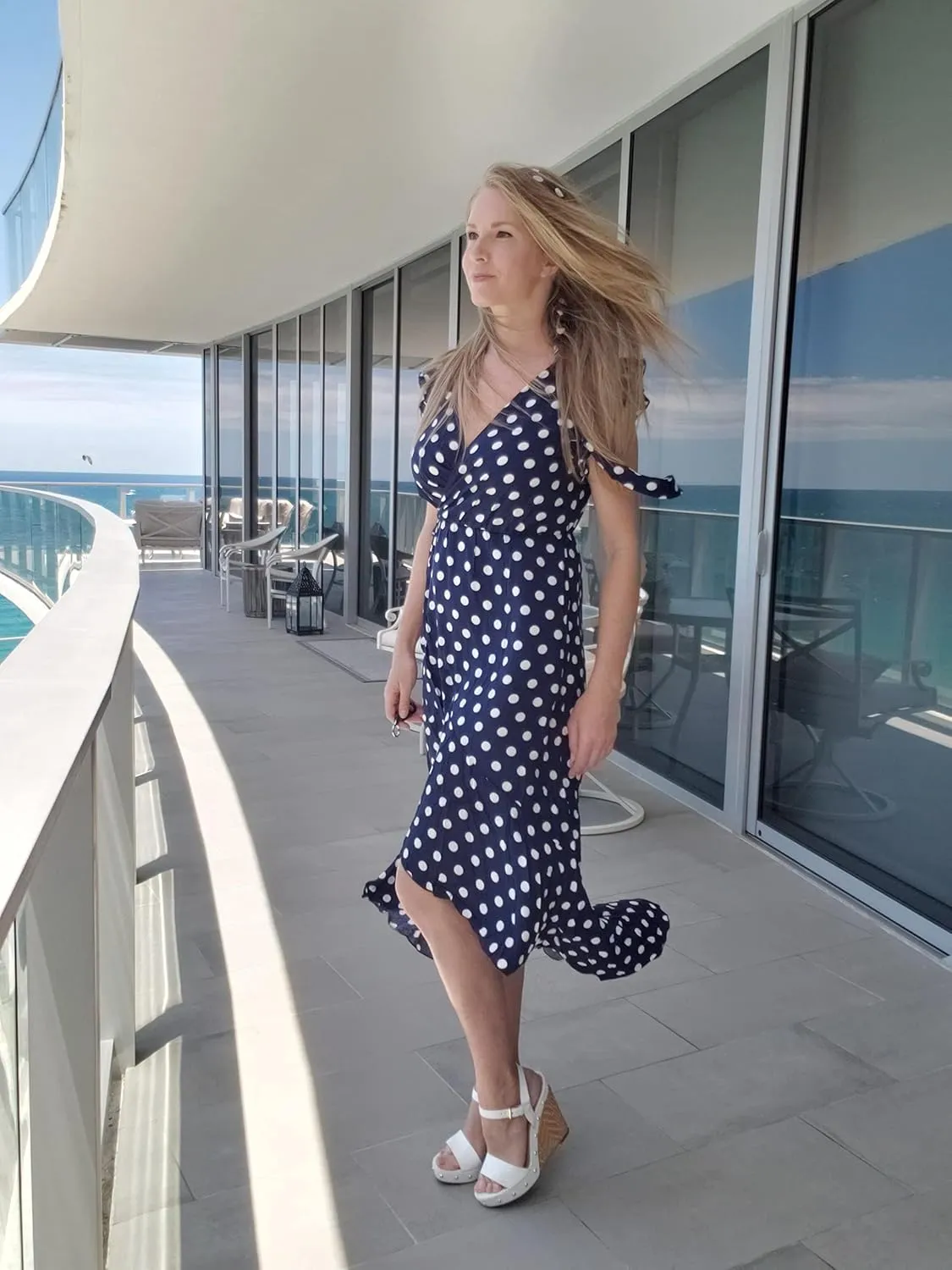 GRECERELLE 2025 Women's Spring Summer Boho Floral Print V-Neck Faux Wrap Maxi Dress for Wedding Guest, Graduation, Party