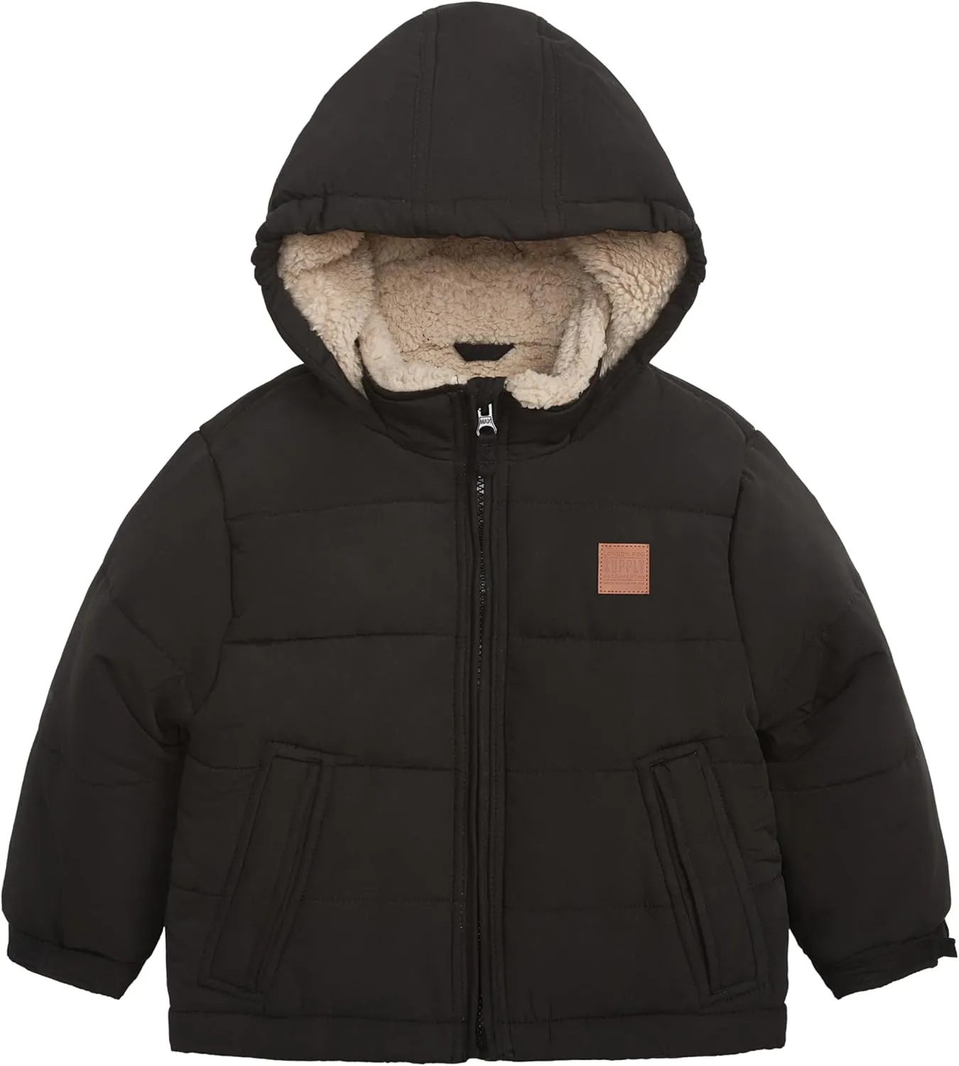 LONDON FOG Boys' Active Puffer Jacket - Stylish Winter Coat