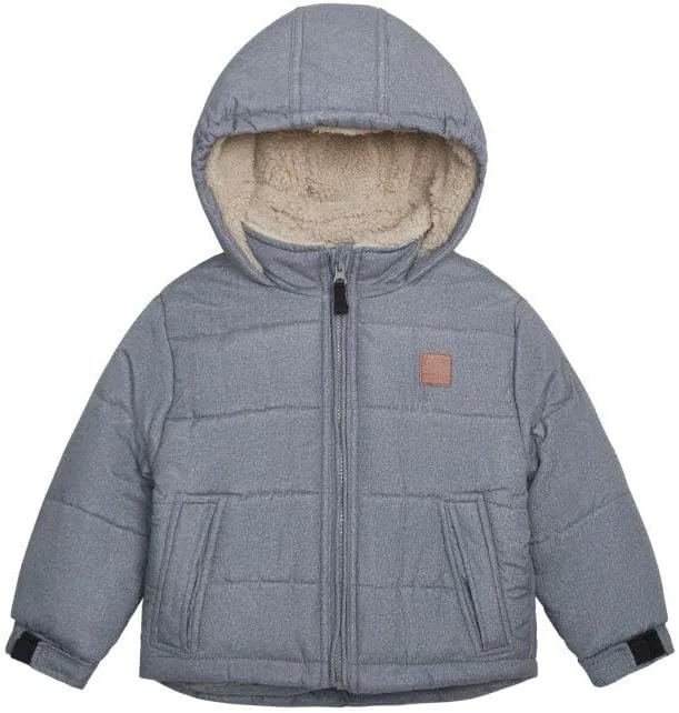LONDON FOG Boys' Active Puffer Jacket - Stylish Winter Coat