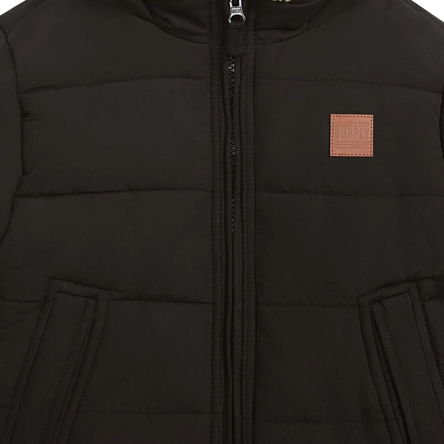LONDON FOG Boys' Active Puffer Jacket - Stylish Winter Coat