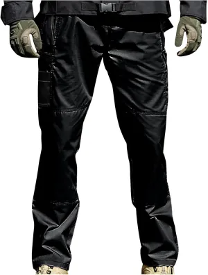 Lounge Cotton Cargo Pants for Men Baggy Tactical Combat Work Pants 2025 Spring Fashion Outdoor Trousers with Pockets