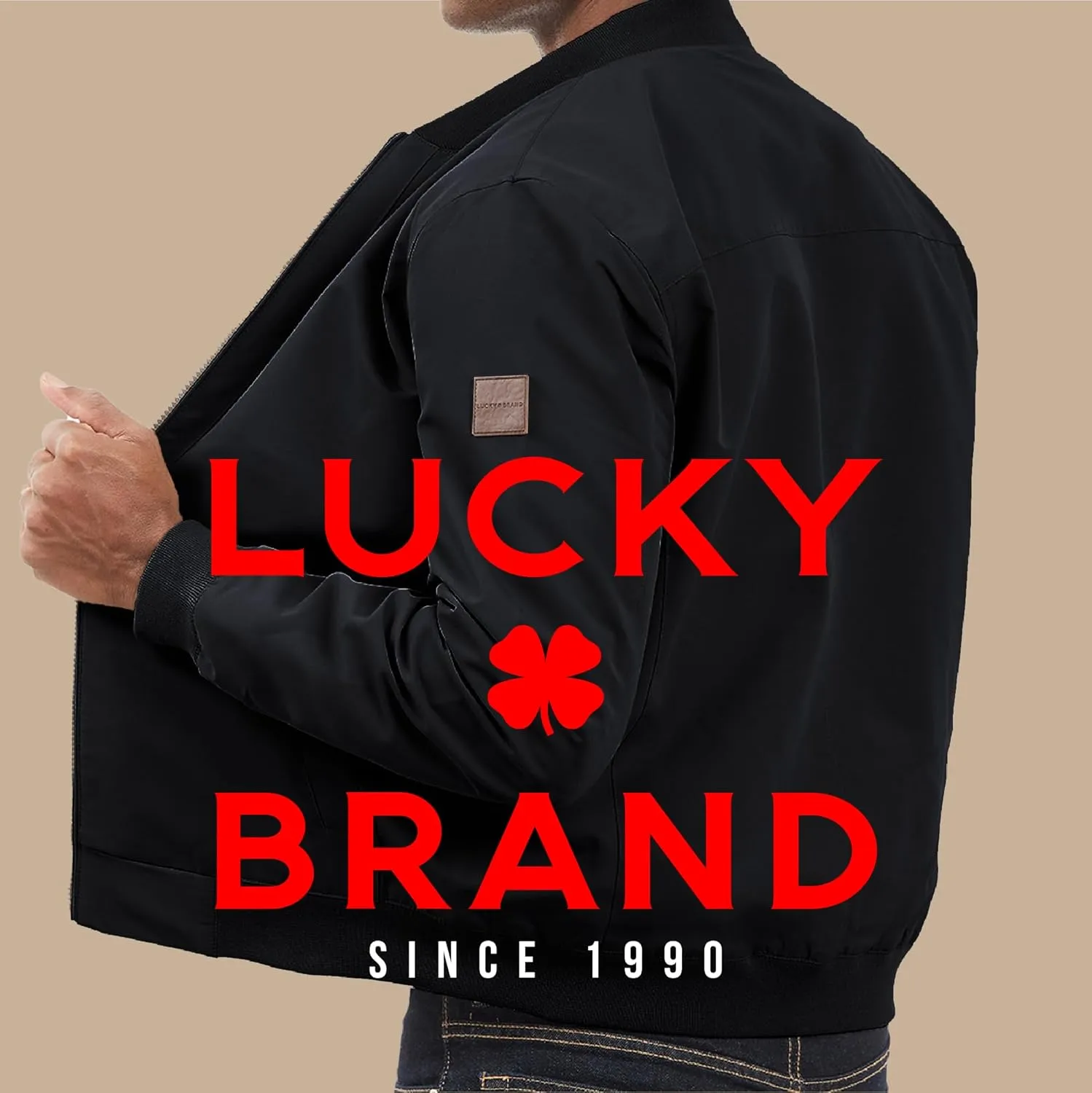 Lucky Brand Men's Classic Bomber Jacket