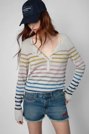 Lurex Hila Jumper Gris Clair