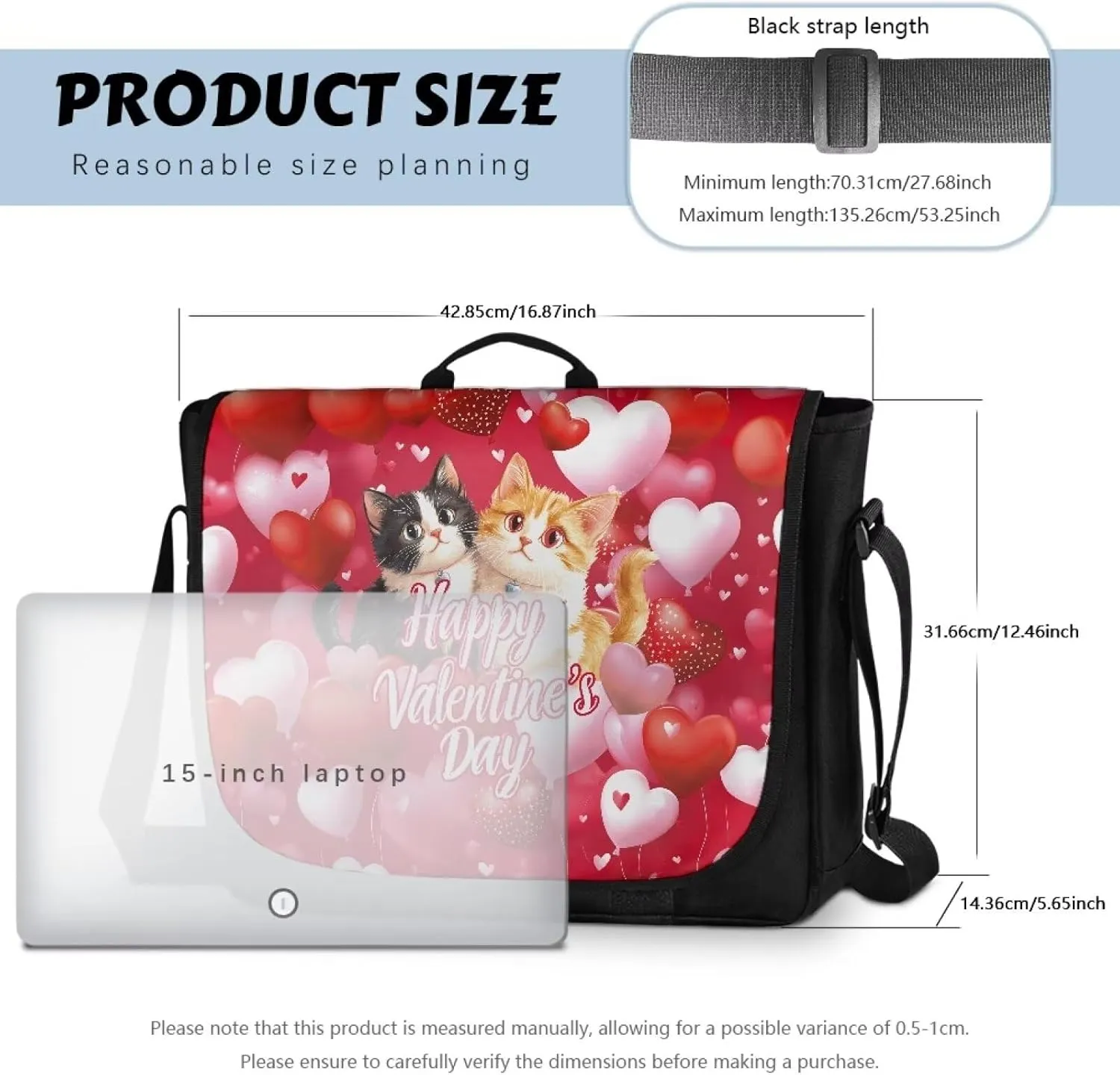 Medium Crossbody Bag with Flap Top with Adjustable Strap For Daily Use