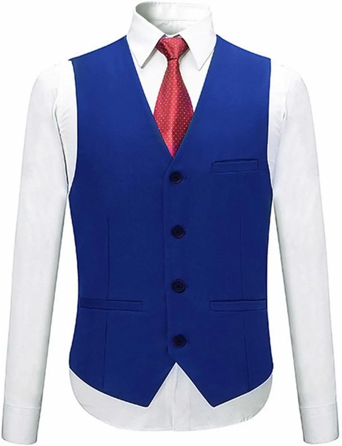 Mens 3 Piece Suit Dress Big and Tall Suit Slim Fit Balzer Jacket & Vest & Pants Set for Wedding Formal Prom Business