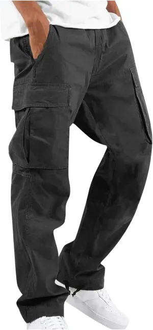Mens Baggy Pants Sports Casual Jogging Trousers Lightweight Hiking Work Pants Outdoor Pant Winter Pants