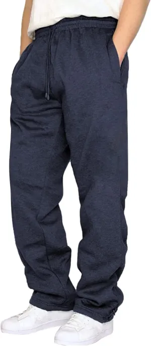 Mens Cargo Pants Casual Joggers, Big and Tall Athletic Pants Cotton Loose Baggy Pants, Straight Leg Sweatpants