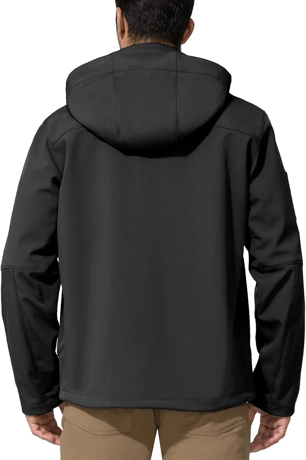 Mens Jacket Waterproof Hooded Coats Tactical Soft Shell Jackets for Men