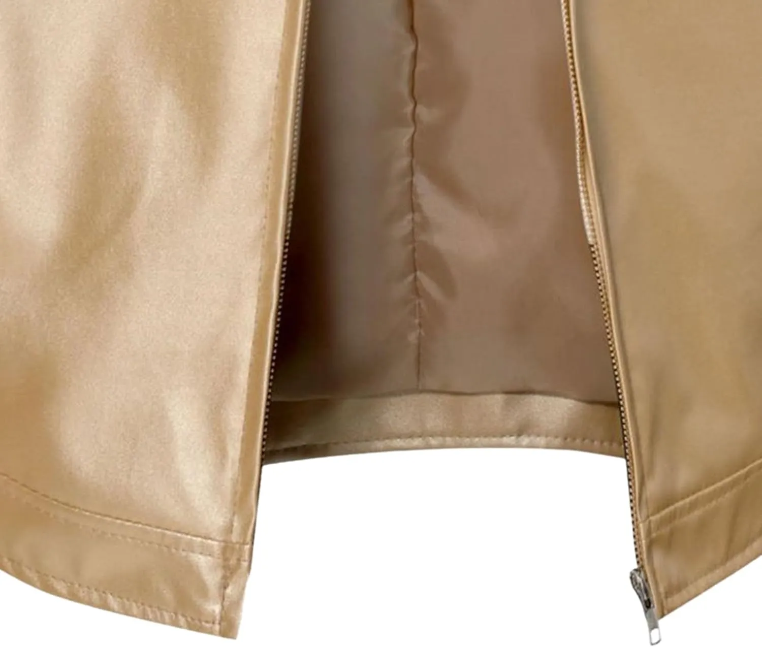 Mens Stand Collar Leather Jacket Casual Biker Motorcycle PU Jackets Slim Fit Motorcyle Lightweight Coat