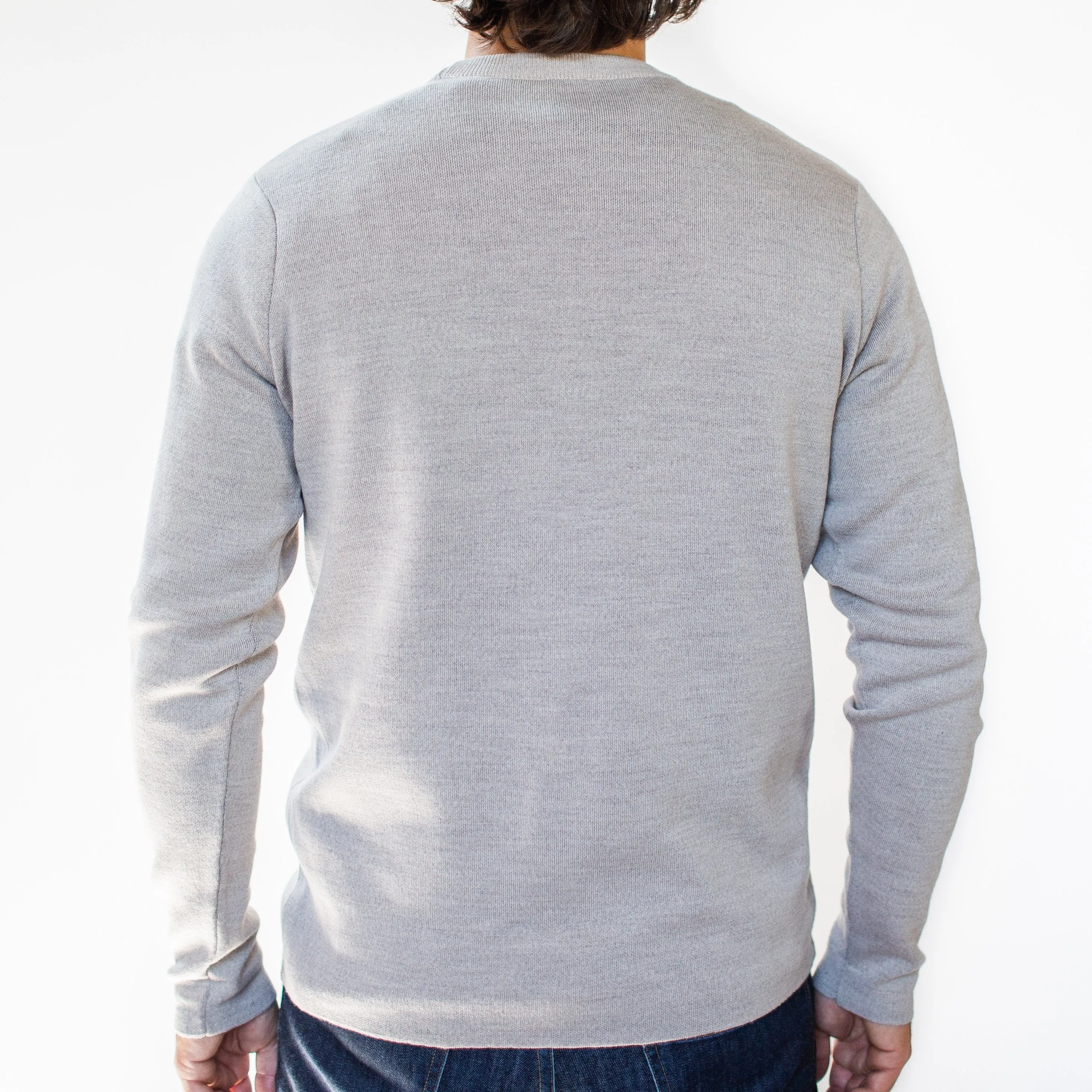 Merino Wool Crewneck (Oatmeal)