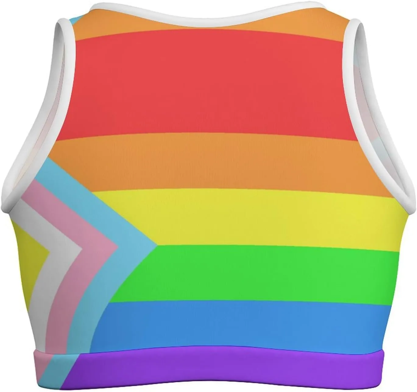Mexican Flag Basic Crop Tank Tops Sleeveless Soft Crop Top for Women