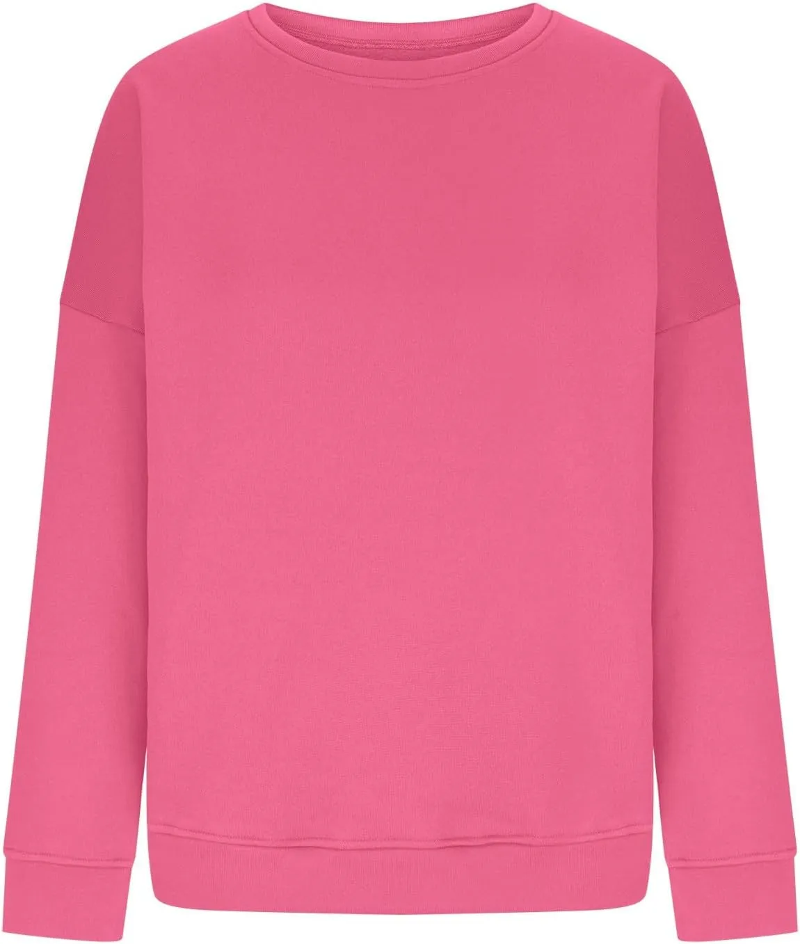 midelxp Oversized Crewneck Sweatshirt Women Loose Fit Long Sleeve Fleece Pullover Y2k Tops Fall Casual Preppy Clothes 2024
