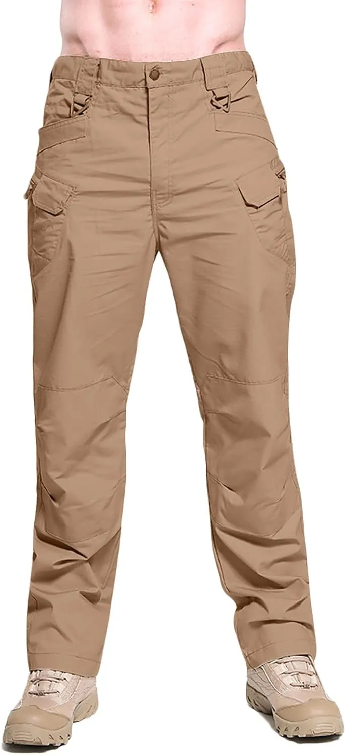 Muscularfit Mens Sweat Pants Casual Camo Buckle Zipper Cargo Pants Multi Pockets Casual Camouflage Athletic Cotton Sweatpants