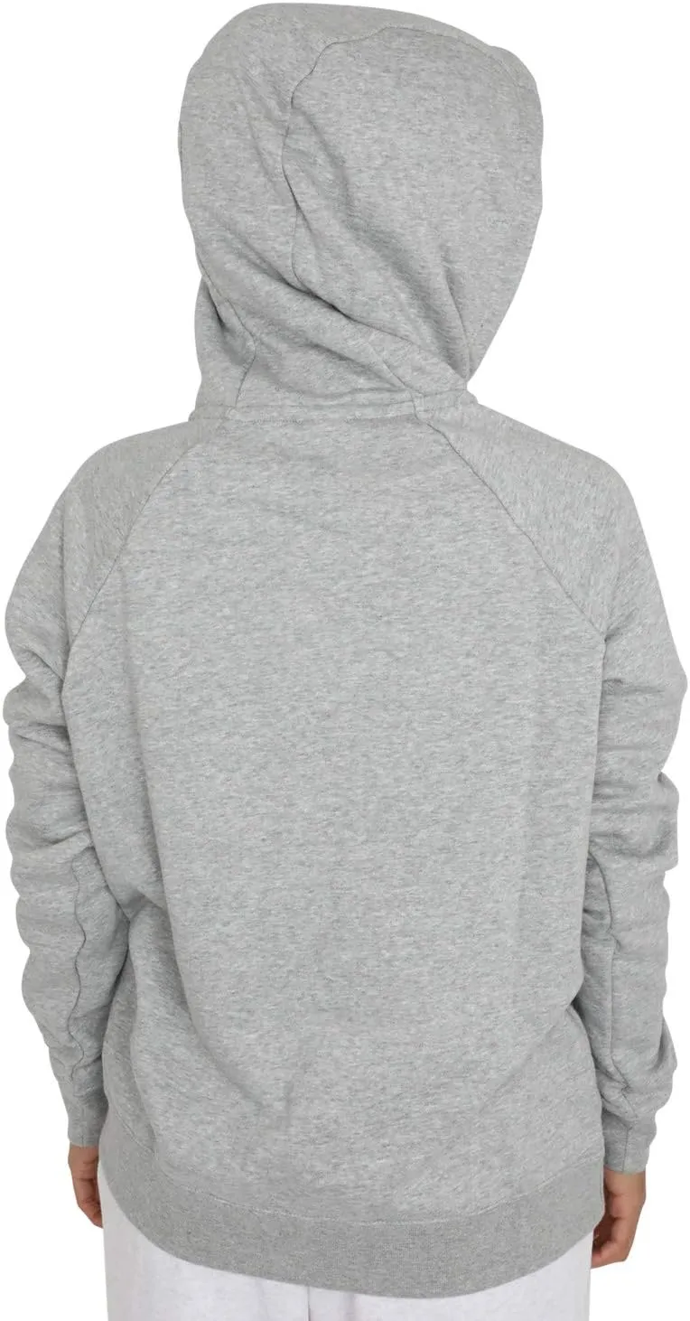 Nike Women's Dark Grey Heather Essential Fleece Hoodie (BV4124 063)