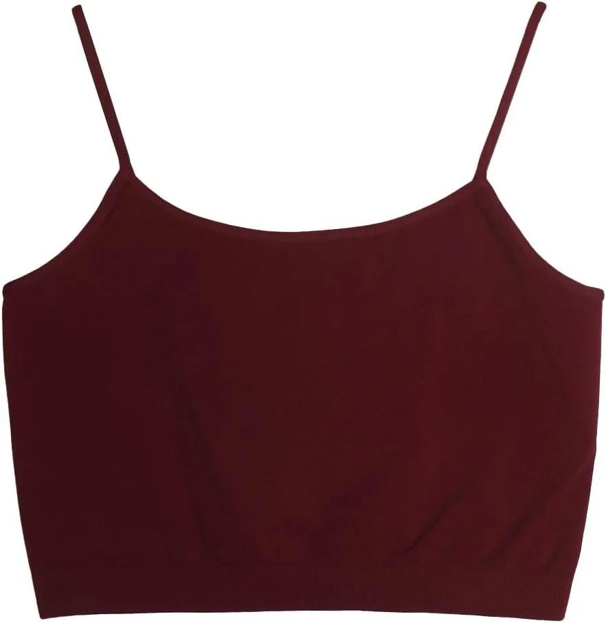 NIKIBIKI Women Seamless Classic Crop Top Bralette, Made in U.S.A, One Size