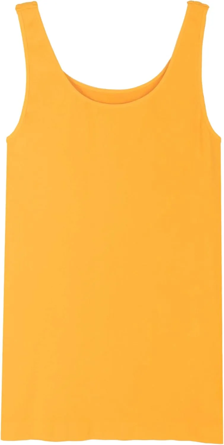 NIKIBIKI Women Seamless Premium Classic Tank Top, Made in U.S.A, Plus Size