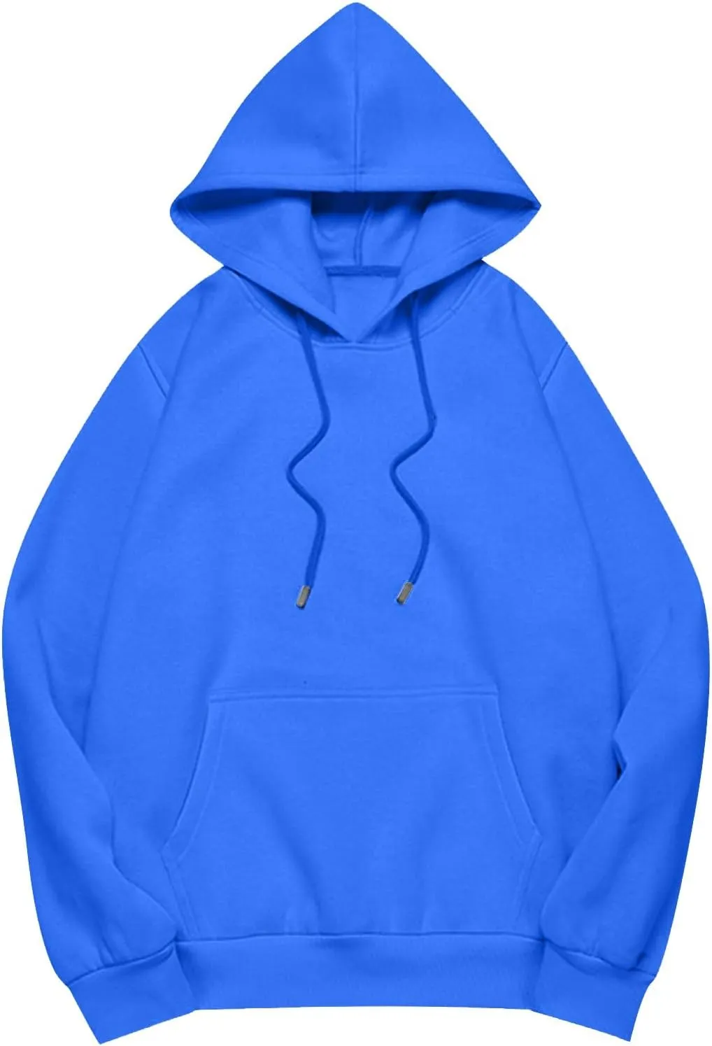 Oversized Hoodie For Women Plus Size Drop Shoulder Fleece Sweatshirts Comfy Pullover Tops Baggy Winter Coat w/Pockets