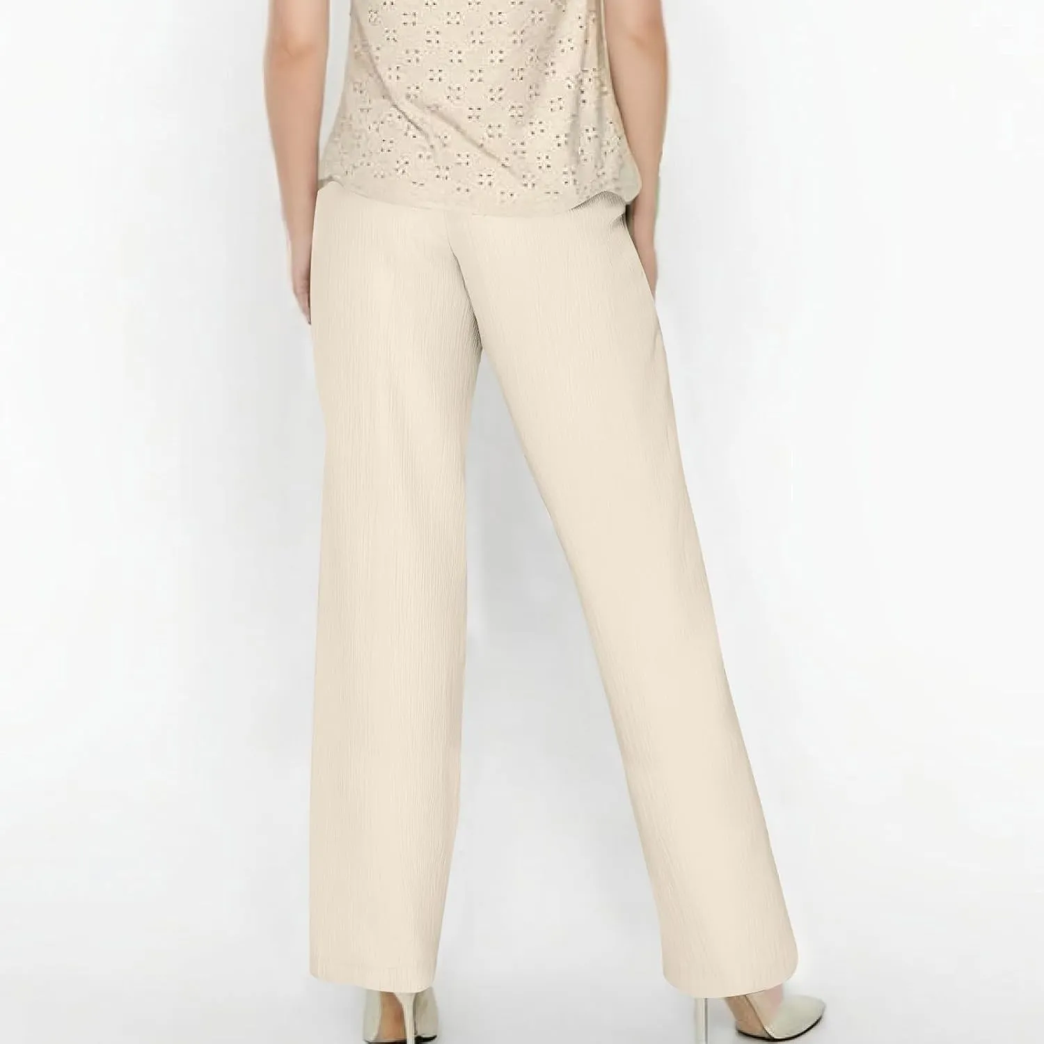 Oversized Wide Leg Pants Woman Baggy Elastic High Waisted Linen Trousers Pants Summer Boho Flowy Pants with Pockets