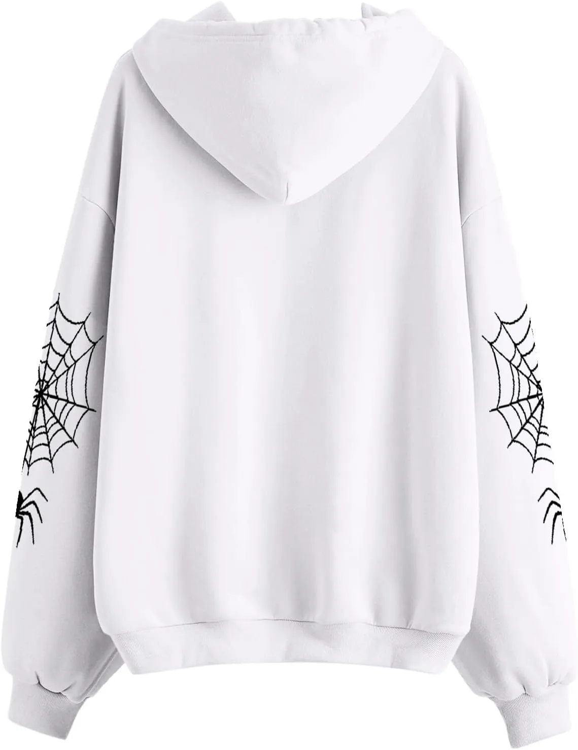 Oversized Zip up Hoodie for Women,Womens Y2k Zip Up Spider Graphic Hoodie,Halloween Rhinestone Oversized Hoodies