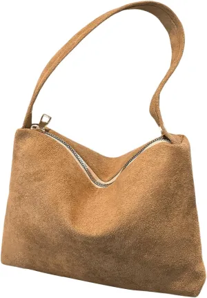 OYOANGLE Women's Small Square Top Handle Clutch Purse Zipper Closure Dumpling Bags