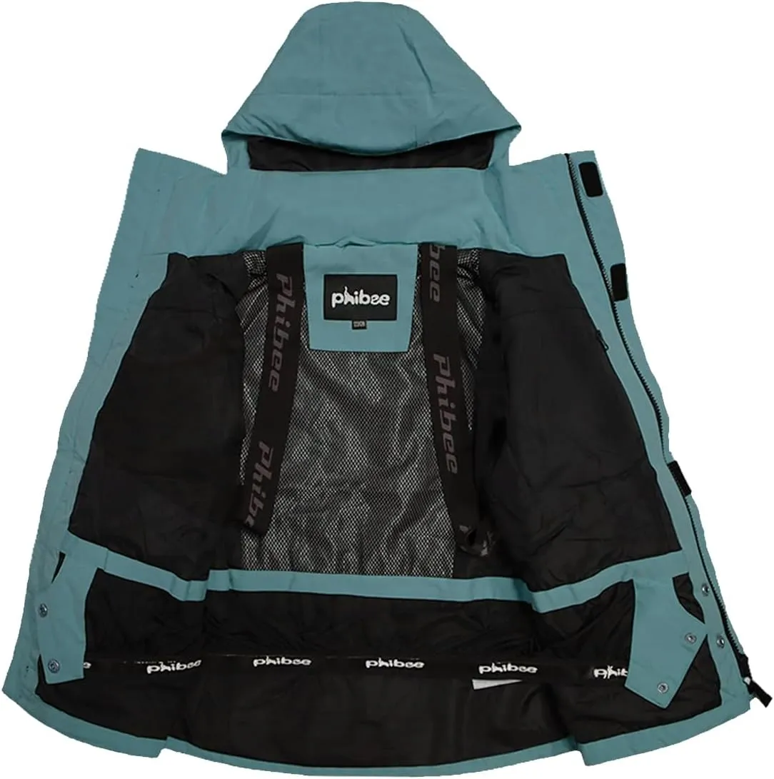 PHIBEE Big Boys' Waterproof Breathable Outdoor Warm Snowboard Ski Jacket