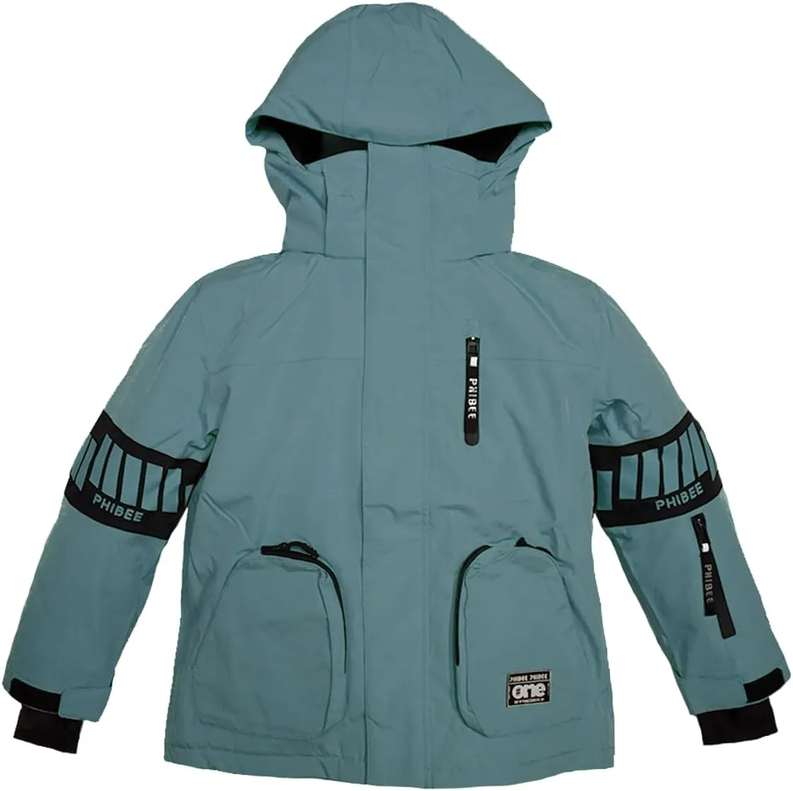 PHIBEE Big Boys' Waterproof Breathable Outdoor Warm Snowboard Ski Jacket